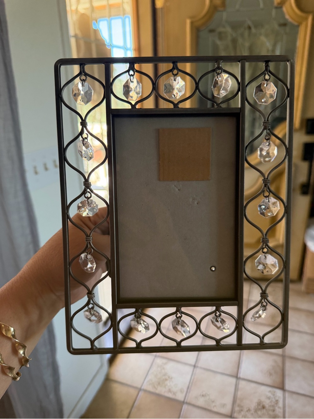 Kohl's Crystal-Accent Metal Photo Frame - Silver